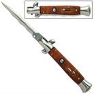 Dozen 9.5 inch Rosewood Kriss Blade Automatic Stiletto Knives