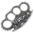 Dragon Brass Knuckles Paperweight Gray