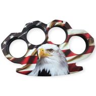 American Flag Eagle Brass Knuckles Paper Weight