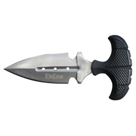 Elite Edge Silver Palm Push Dagger