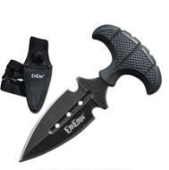 Stone Washed Military Push Dagger Dual Edge Fixed Blade Knife