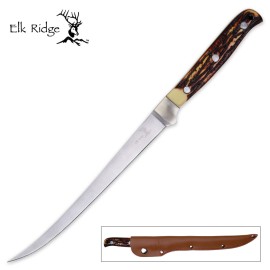 Elk Ridge Faux Jigged Bone Fillet Knife