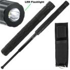 Extendable Diamond Grip Flashlight Baton 26 inch
