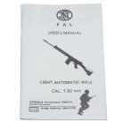 FAL 7.62 Light Automatic Rifle Users Manual Book