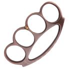 Fat Boy Brass Knuckles Copper Belt Buckle Paperweight