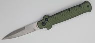 Fort Knife Works Army Green Arrow Side Open Automatic Knife D2 Satin Bayonet