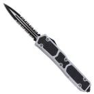 Fox Silver Tarantula D/A OTF Automatic Knife Black Dagger Serrated