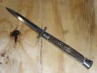 Frank B 11 Inch Swinguard Italian Stiletto Automatic Knife Stag Horn Dagger