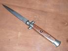 9" Frank B Real Italian Stiletto Cocobolo Bayo Automatic Knife