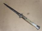 Frank Beltrame 11 Inch Italian Stiletto Brazilian Horn Dagger Automatic Knife