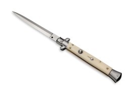 Frank Beltrame 11" Italian Stiletto Dagger Imitation Ivory Automatic Knife