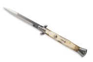 Frank Beltrame 11" Italian Stiletto French Cow Horn Bayonet Automatic Knife