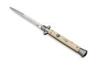 Frank Beltrame 11" Italian Stiletto Imitation Ivory Bayo Automatic Knife