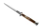 Frank Beltrame 11 Inch Italian Stiletto Stag Horn Dagger Automatic Knife