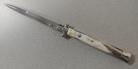 Frank Beltrame 13" Italian Stiletto Brazilian Horn Bayo Automatic Knife