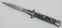 Frank Beltrame 8" Buffalo Horn Stiletto Automatic Knife Swedge