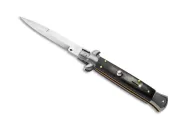 Frank Beltrame 9" Brazilian Horn Stiletto Automatic Knife Bayonet
