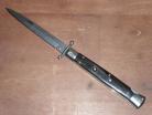 Frank Beltrame 11" Dark Horn Swinguard Stiletto Automatic Knife Bayonet