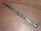 Frank Beltrame Swinguard Automatic Knife Honey Horn Bayonet