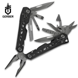 Gerber Black Truss Multi Tool 6.5" Butterfly Spring Loaded Pliers