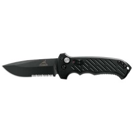 Gerber Drop Point Serrated Blade Automatic Knife