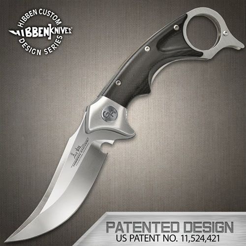 Gil Hibben Folding Recurve Karambit G10 Handle (8.5" Overall)