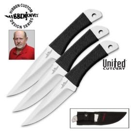 Gil Hibben Large Throwing Knife Triple Set