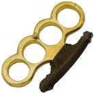 Godfather Brass Knuckles Gold Belt Buckle Paperweight