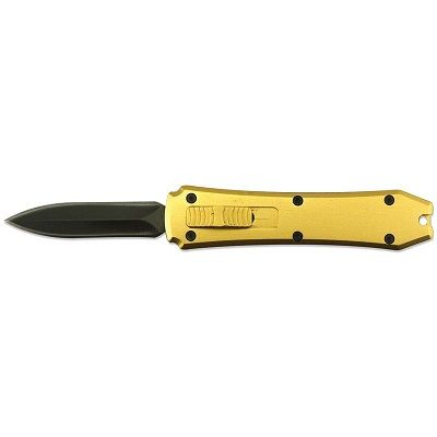 Gold OTF Out The Front Mini D/A Automatic Knife