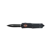 7" Black Biker Tactical Recon Out The Front OTF Knife