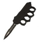 Trench Knuckle D/A OTF Automatic Knife Dagger Double Serrated