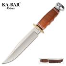 KA-BAR Bowie Knife with Leather Sheath