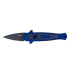 Kershaw Launch 12 Blue Carbon Fiber Automatic Knife Black Bayo