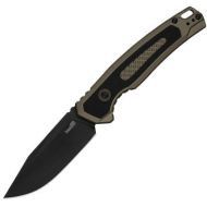 Kershaw Launch 21 Automatic Knife Brown G10 6061-T6 Aluminum (3.45" Black PVD)