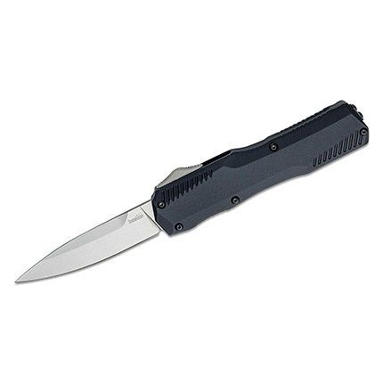 Kershaw Livewire D/A OTF Automatic Knife Black Aluminum (3.3" Satin)