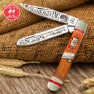 Kissing Crane 2019 Thanksgiving Trapper Folding Knife