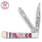 Kissing Crane 2022 Fourth Of July Trapper Knife
