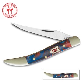 Kissing Crane Cosmic Blue Toothpick Folder Pocket Knife