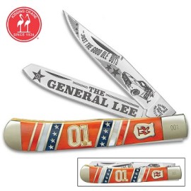 Kissing Crane General Lee Trapper Folding Knife Dukes Of Hazzard