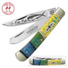 Kissing Crane Mahi Mahi Trapper Folding Pocket Knife