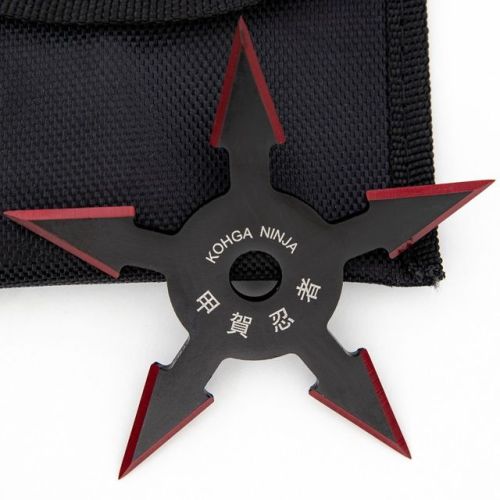 Kohga Black Red 5 Point Star
