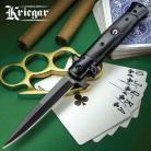 Kriegar Stiletto Black Assisted Opening Knife