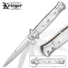 Kriegar Stiletto White Pearl Assisted Opening Knife