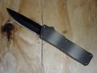 Lightning Camo D/A OTF Black Drop Point Automatic Knife