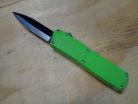 Lightning Green D/A OTF Automatic Knife Black Dagger