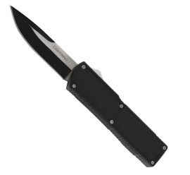 Lightning Model 3 Black D/A OTF Automatic Knife Two Tone Drop Point