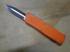 Lightning Orange D/A OTF Automatic Knife Satin Dagger