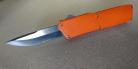 Lightning Orange D/A OTF Automatic Knife Two Tone Drop Serrated