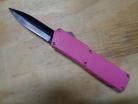 Lightning Pink D/A OTF Automatic Knife Black Dagger