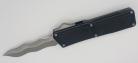 Lightning Supreme Black D/A OTF Automatic Knife Kriss Point Satin Blade